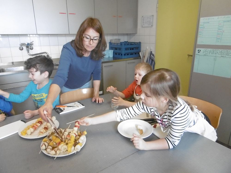 Kochen im Kindergarten : Primarschule Thalheim